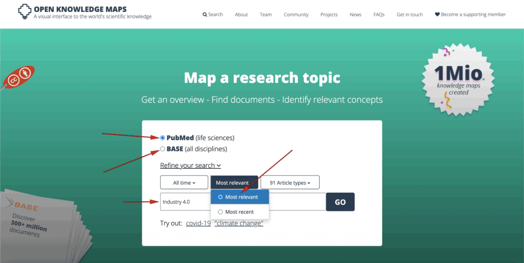 open knowledge maps untuk menemukan referensi penelitian