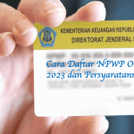 Cara Daftar NPWP online