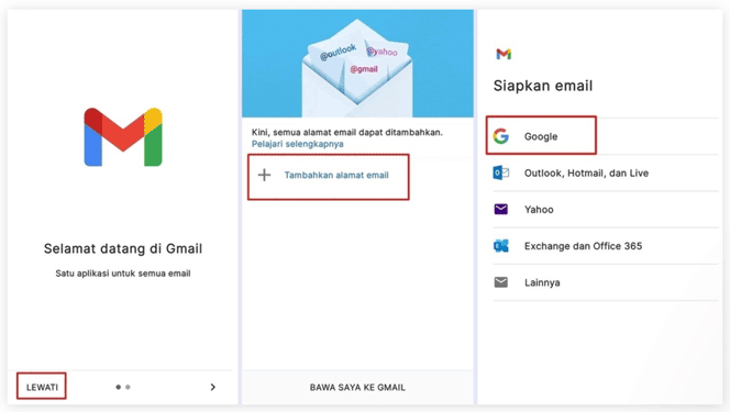 Cara Membuat Email Gmail di Hp Android