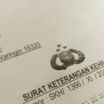 Surat keterangan hilang