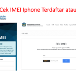 Cara Cek IMEI Iphone Terdaftar atau Tidak