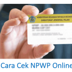 Cara Cek NPWP Online