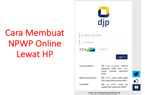 Cara Membuat NPWP Online Lewat HP