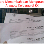 Cara Menambah Anggota Keluarga di KK