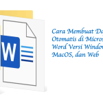 Cara Membuat Daftar Isi Otomatis di Microsoft Word