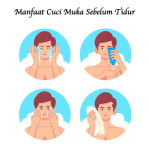 Manfaat cuci Muka sebelum Tidur