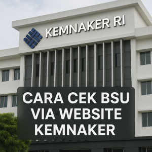Cara Cek BSU di Kemnaker