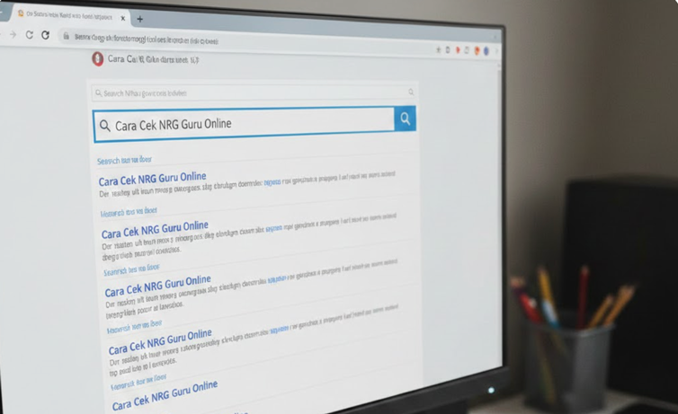 Cara Cek NRG Guru Online