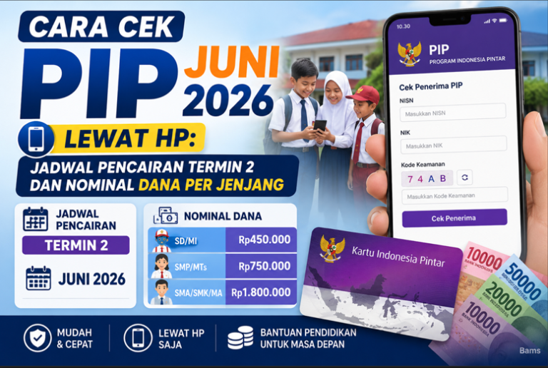 Cara Cek PIP Juni 2026