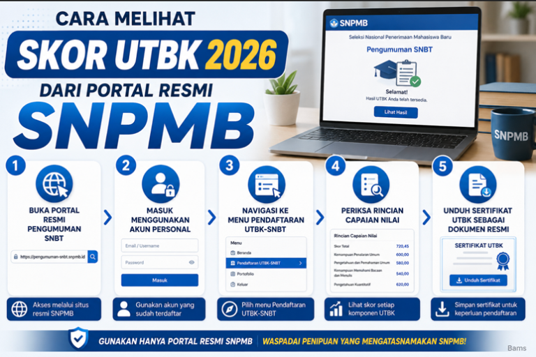 Cara Melihat Skor UTBK 2026