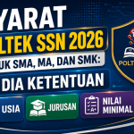 Syarat Poltek SSN 2026